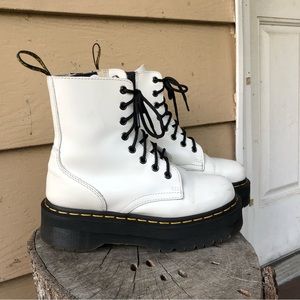 White Jadon Dr. Martens